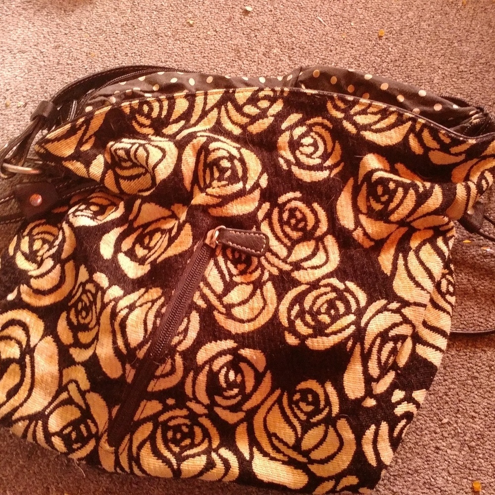 Large Flower Design Purse